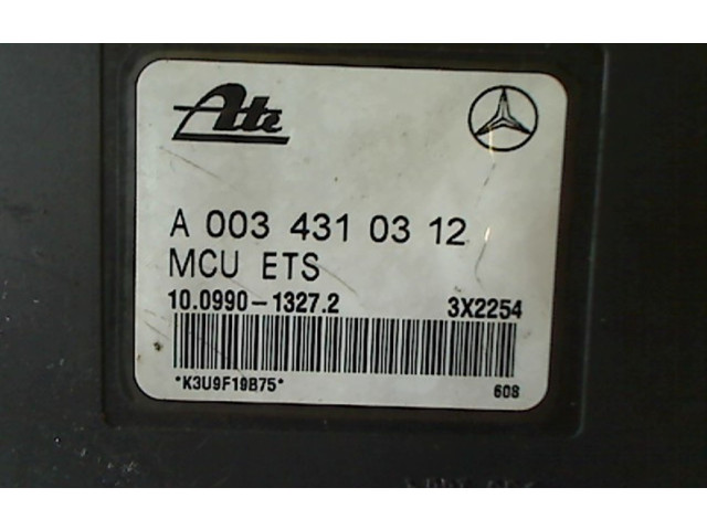Блок управления АБС A0034310312   Mercedes-Benz C W202
