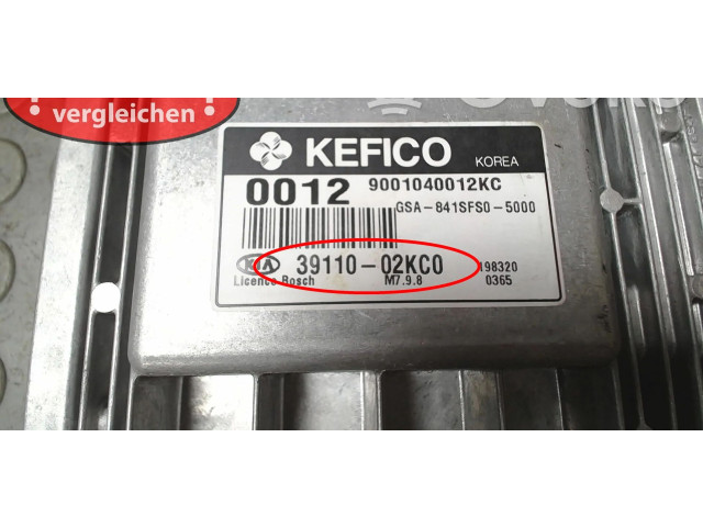 Блок управления двигателя 3911002KC0   KIA Picanto