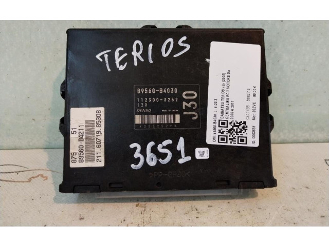 Řídící jednotka 89560-B4030, 3SZVE   Daihatsu Terios 2006