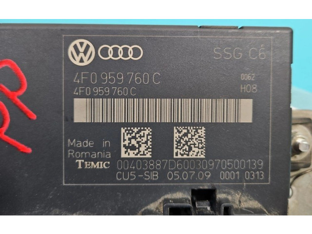 Блок комфорта 4F0959760C, IMPRK1372761   Audi A6 S6 C6 4F   