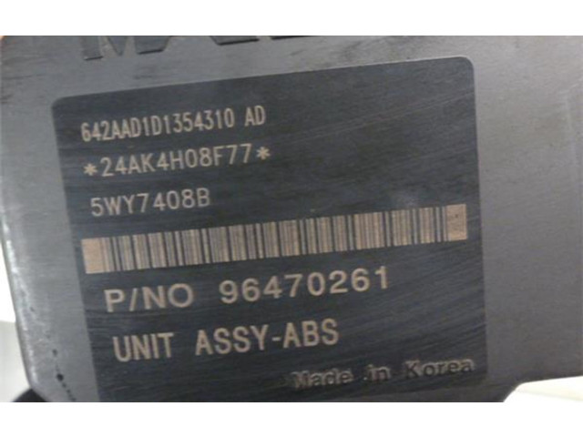 Блок управления АБС 96470254, 96470261   Daewoo Kalos