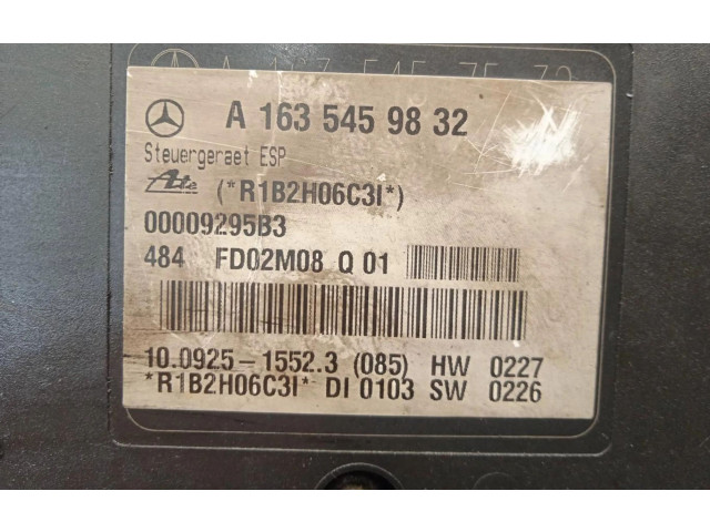 Jednotka ABS A1635459832, A1635459832   Mercedes-Benz CL C215 