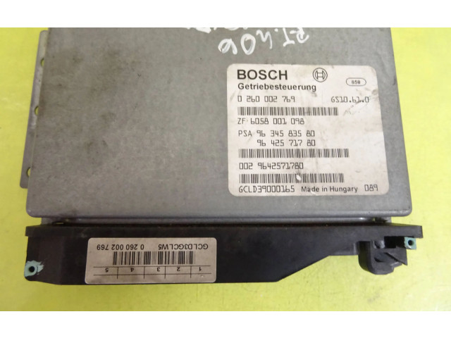 Блок управления коробкой передач 0260002769, PSA9634583580   Peugeot 406