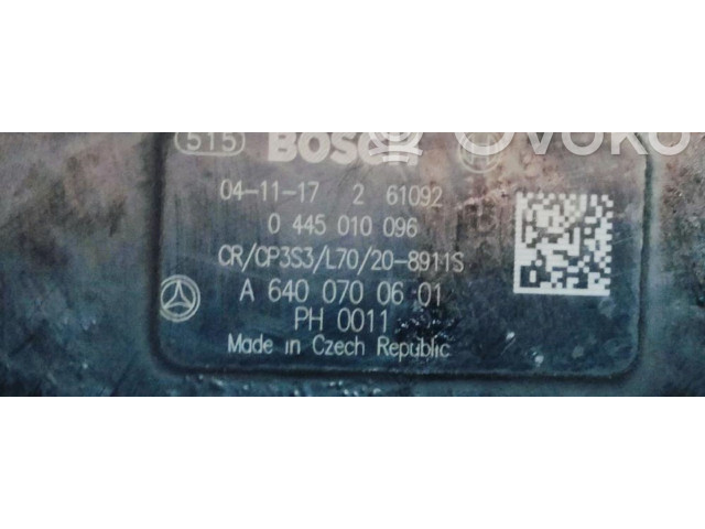 Vstřikovací čerpadlo A6400700601   Mercedes-Benz A W169    640940 