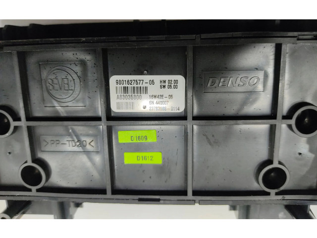 Блок управления климат-контролем 9801627577   Peugeot Partner