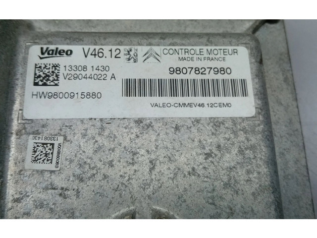 Řídící jednotka 9807827980   Peugeot 2008 I 