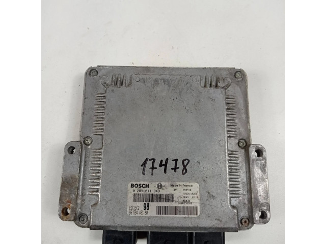 Блок управления двигателя 9659440380, 0281011343   Citroen Jumpy