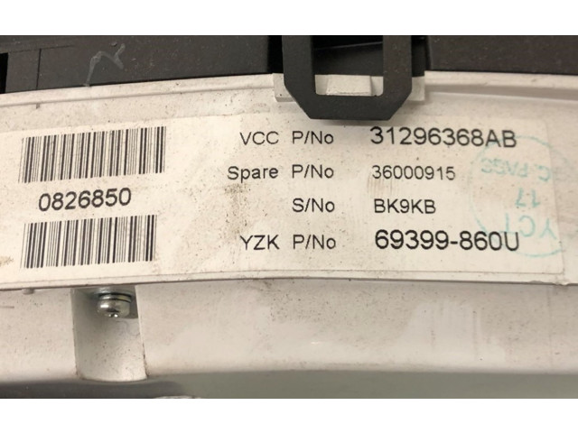 Přístrojová deska  Volvo S80 2011 31296368AB, 31296368AB  