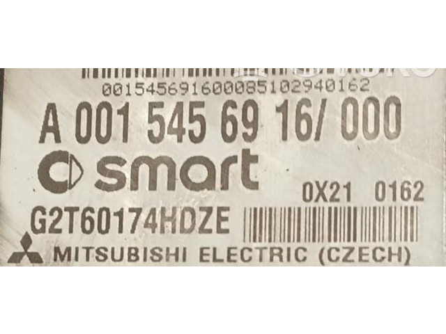 Блок управления коробкой передач A0015456916, A0015456916   Smart ForTwo II
