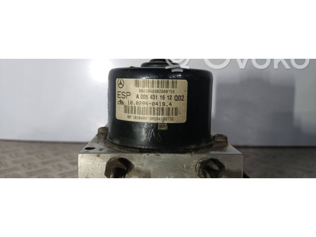 Jednotka ABS A0345457132, 00009549D0   Mercedes-Benz C W203 2005