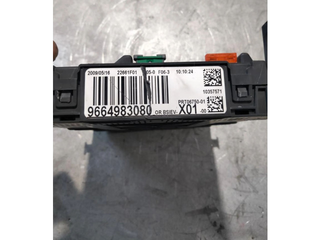   Pojistková skříňka 9664983080, 9664983080   Peugeot 207 2009