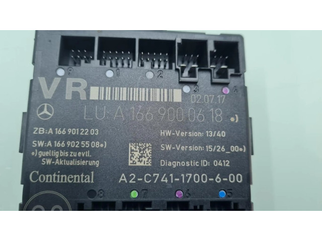 Řídící jednotka A1669000618, MODULOELECTRONICO   Mercedes-Benz A W176 2017