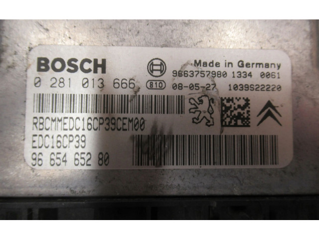 Řídící jednotka 9665465280   Peugeot 4007 2008