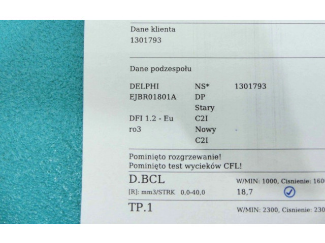 Топливная рампа EJBR01801A, IMPRK1301793   Renault Scenic II -  Grand scenic II  