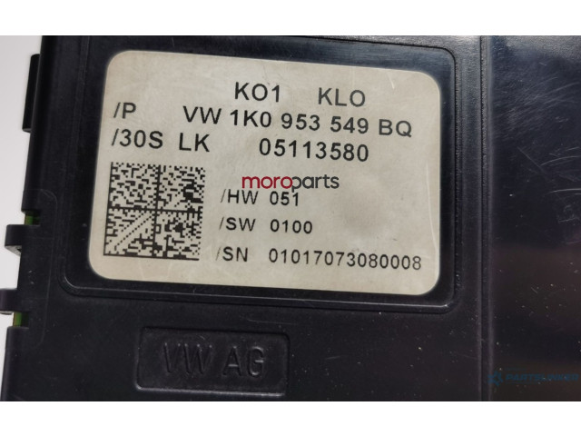 Руль Volkswagen Caddy  2004 - 2010 года 1K0953549BQ, 1K0953549BQ      