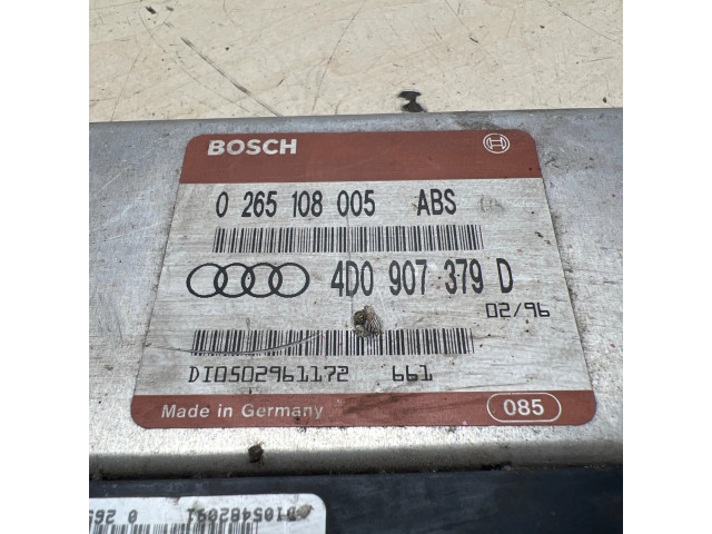 Блок управления двигателя 4D0907379D, 0265108005   Audi A6 S6 C4 4A