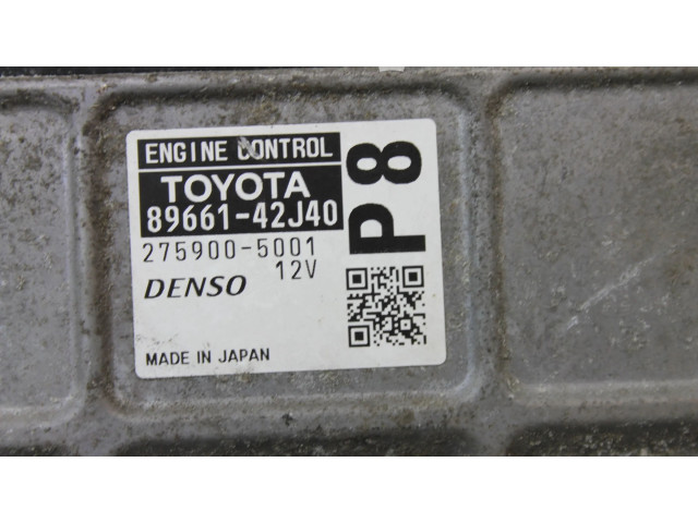 Řídící jednotka 8966142J40, 2759005001   Toyota RAV 4 (XA40) 2012