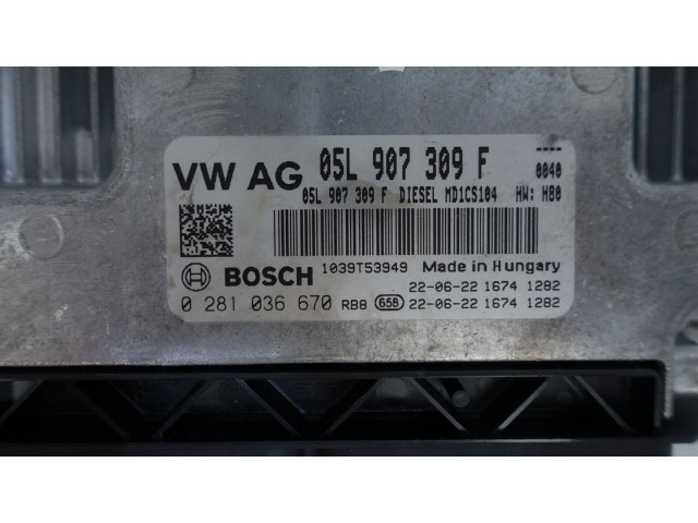 Řídící jednotka 05L907309F, 05L907309F   Volkswagen Transporter - Caravelle T6 2021