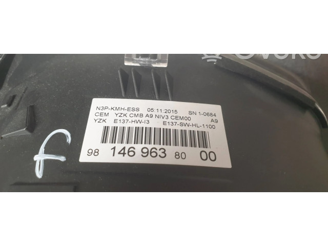 Přístrojová deska  Peugeot 208 2016 981469638000, E137HW13  