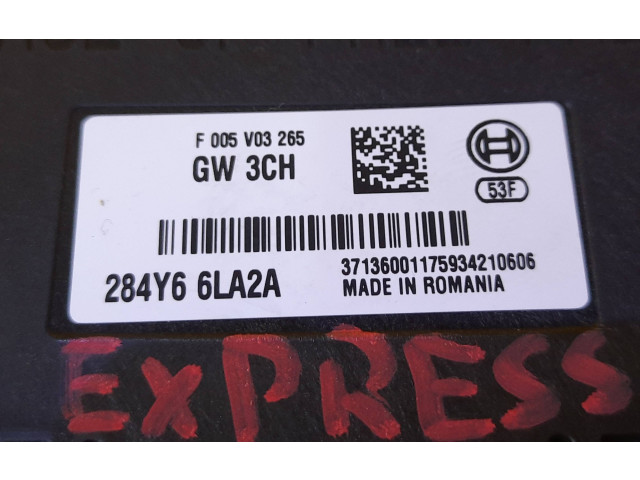 Блок управления 284Y66LA2A, 284Y66LA2A   Renault Express