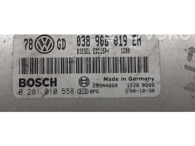 Řídící jednotka 038906019EH, 0281010558   Volkswagen Passat Alltrack 2000