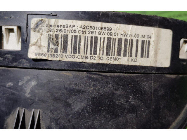 Přístrojová deska  Peugeot 207 CC 2005 9658138280  