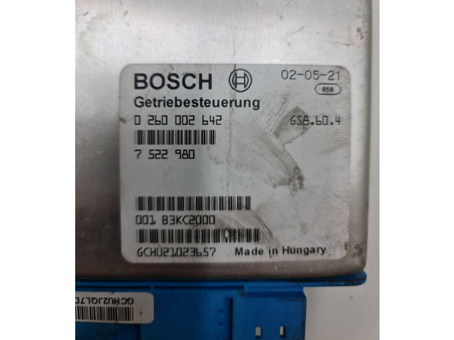 Блок управления коробкой передач 7522980, 0260002642   BMW 3 E46