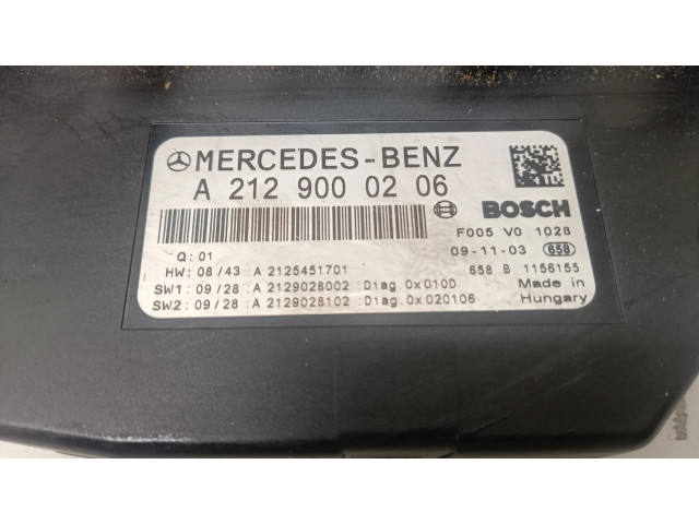 Блок предохранителей A2129000206   Mercedes-Benz E W212    