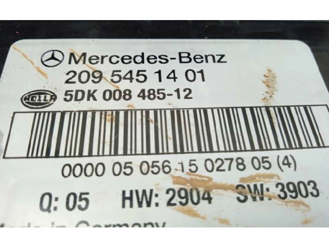 Pojistková skříňka Řídící jednotka BSM 2095451401, 5DK00848512   Mercedes-Benz CLK A209 C209 2005