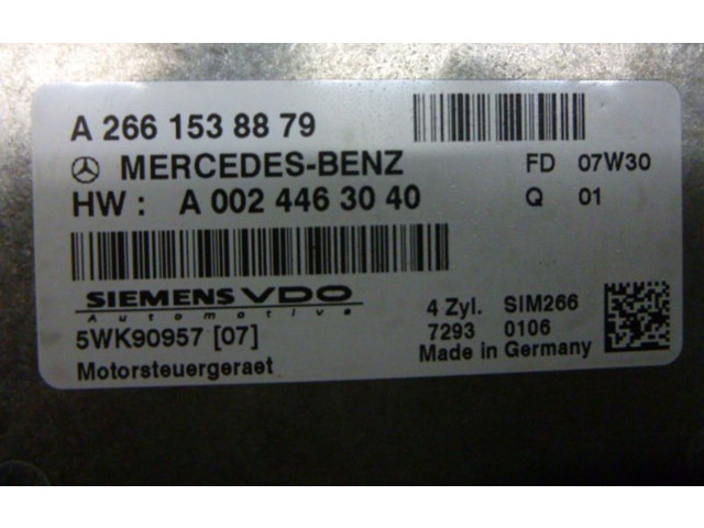 Řídící jednotka A2661538879, 5WK90957   Mercedes-Benz B W245 2005