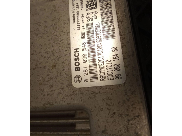 Řídící jednotka 9666729580, 9808016480   Peugeot 308 2017