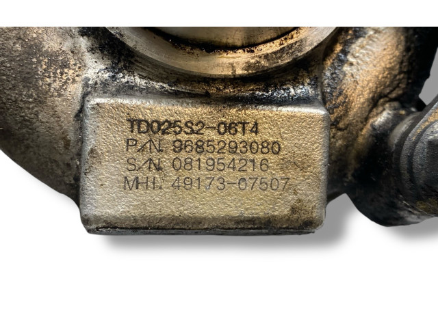  Турбина Peugeot Partner  TD025S206T4, 081954216   для двигателя 9HW (DV6BTED4)      