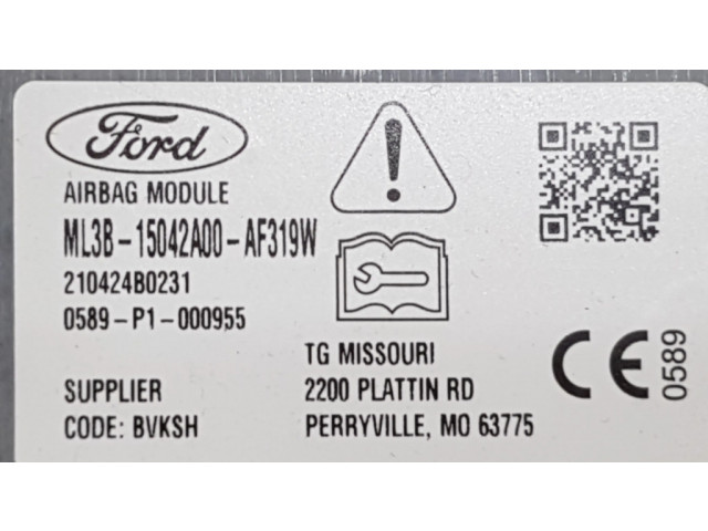 Подушка безопасности для колен ML3B15042A00, ML3B15042A00AF319W   Ford F150