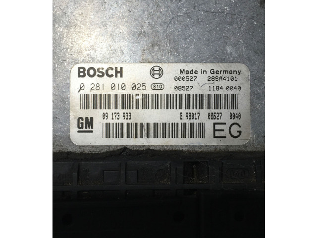 Řídící jednotka 0281010025, 28SA4101   Opel Frontera B 2002