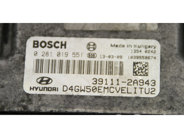 Řídící jednotka 391112A943   Hyundai i30 2013