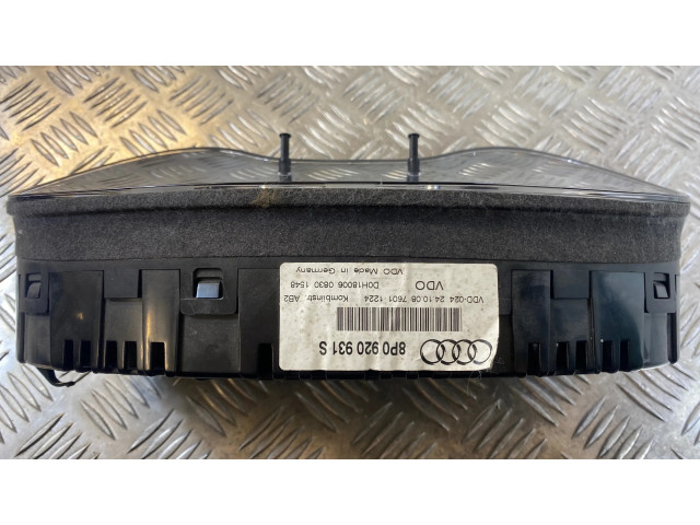 Панель приборов 8P0920931S   Audi A3 S3 A3 Sportback 8P       