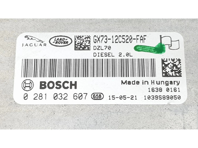 Блок управления двигателя GX7312C520FAF, T4N13753   Jaguar XE