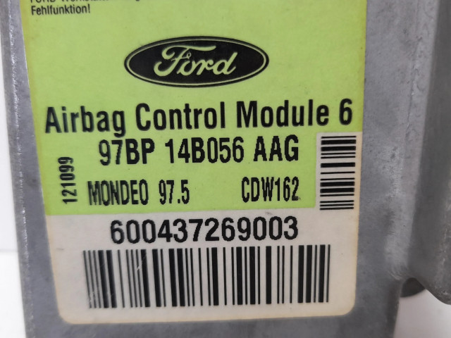 Блок подушек безопасности 97BP14B056AAG   Ford Mondeo MK II