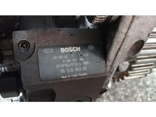 Vstřikovací čerpadlo 0445010089, 9651844380   Ford Focus C-MAX  pro naftový motor 1.6  