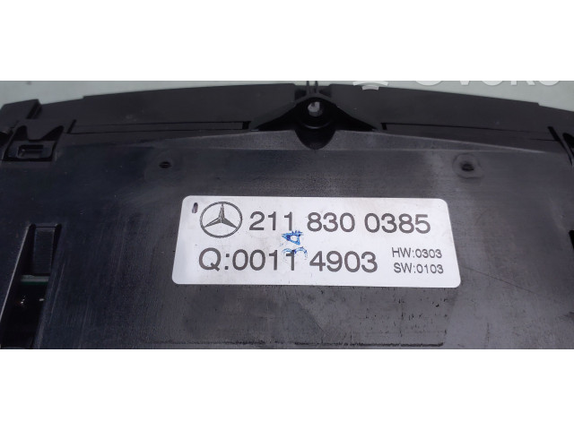Блок управления климат-контролем 2118300385, A2118203515   Mercedes-Benz E W211