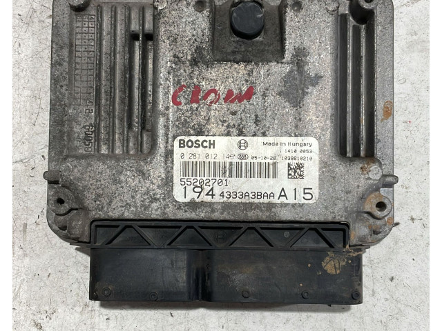 Řídící jednotka 0281012149, 0281012149   Fiat Croma 2008