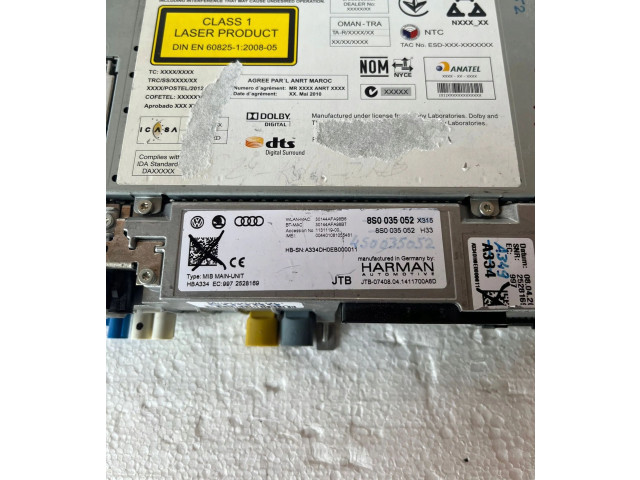 Радио/ проигрыватель CD/DVD / навигация 8S0035052   Audi TT TTS RS Mk3 8S      