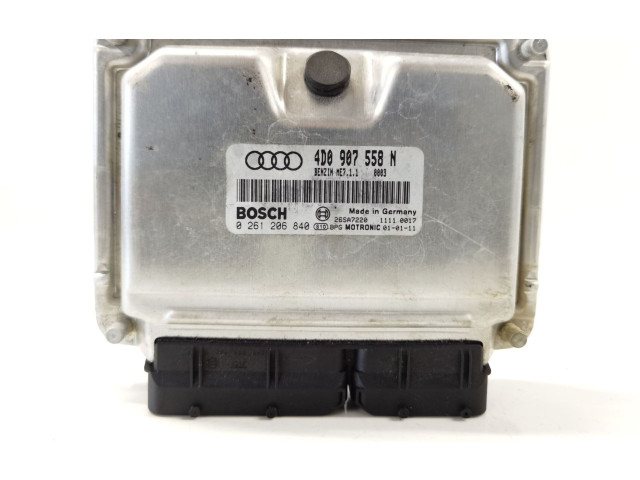 Блок управления двигателя 4D0907558N, 0261206840   Audi A8 S8 D5