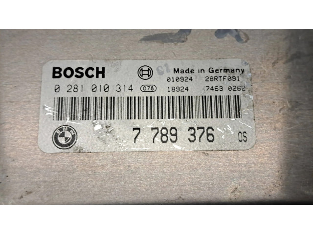 Řídící jednotka 7789376, 0281010314   BMW X5 E53 2003