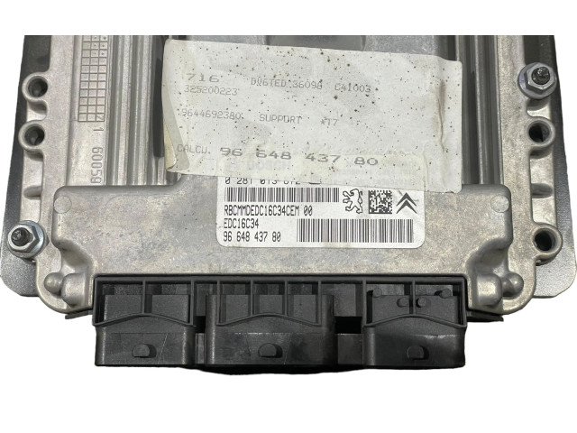 Řídící jednotka 9664843780, BOSCH   Peugeot 308 SW  2009