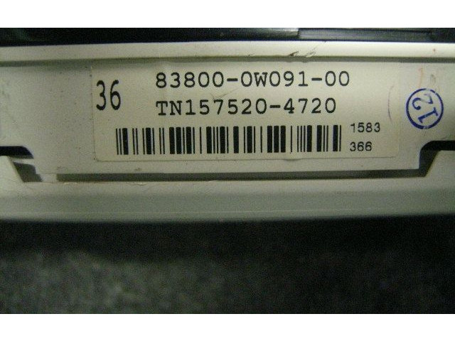 Přístrojová deska  Toyota Camry 2004 838000W091  
