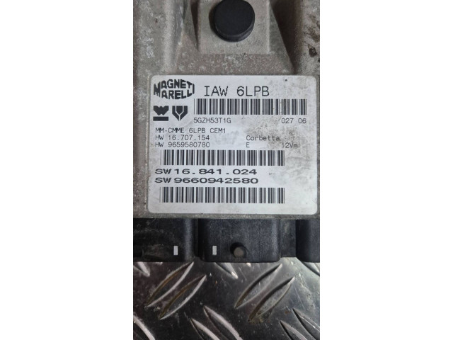 Řídící jednotka 9660942580, 5GZH53T1G   Peugeot 407 2006