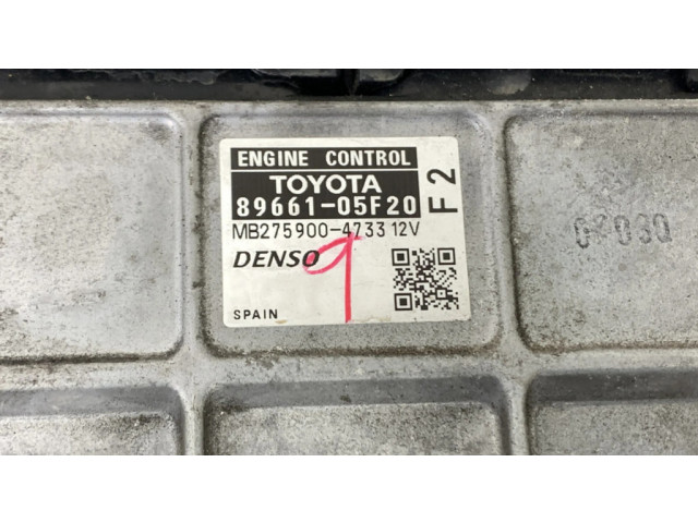 Řídící jednotka 8966105F20, MB2759004733   Toyota Avensis T270 2013