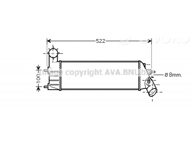 Интеркулер  1489396080   Fiat Ulysse 2.0