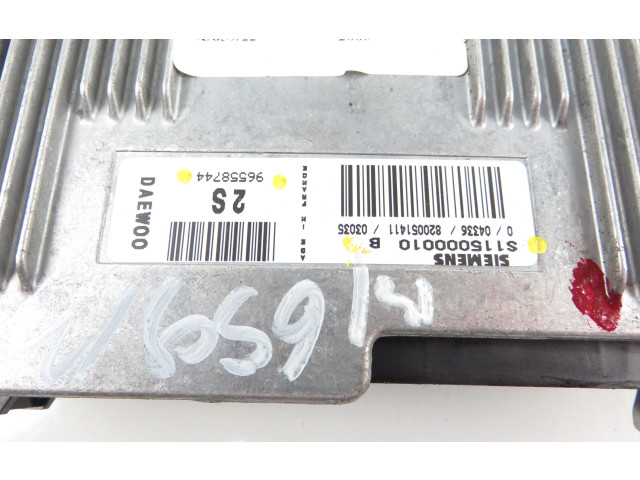 Vstřikovací lišta 96558744, S115000010   Daewoo Matiz    F8CV 